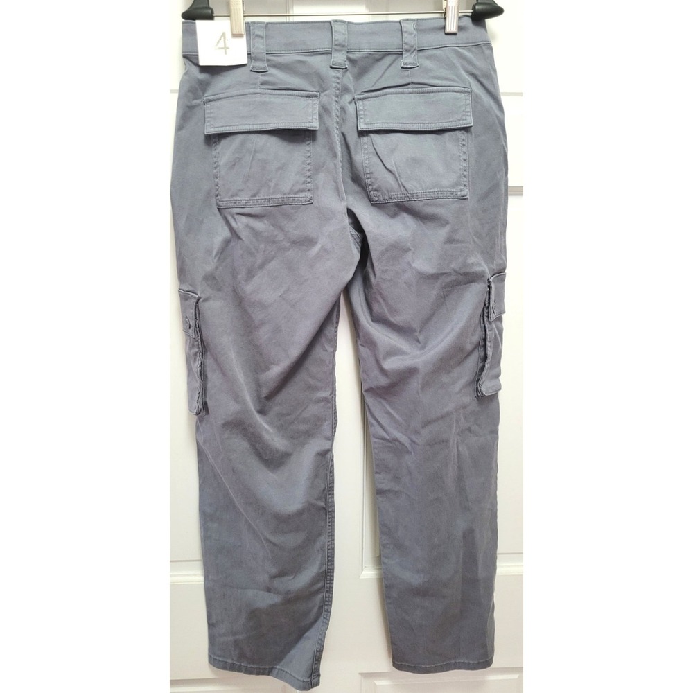 Stitch Fix KanCan Women's Mid Rise Straight Cargo Pants - Grey -‎ Sz 4 - Picture 2 of 5